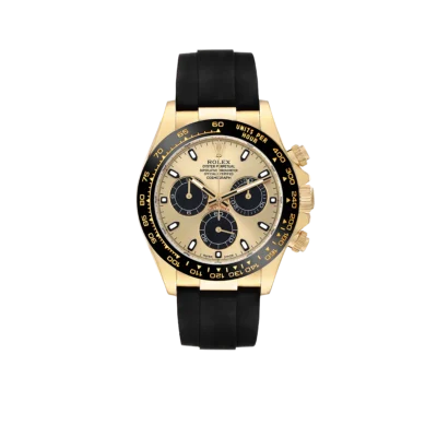 Rolex Daytona Pikachu 40mm Yellow Gold Champagne Dial Mens Watch 116518