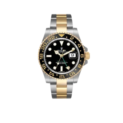 Rolex GMT Master II 40mm Steel Yellow Gold Mens Watch 116713